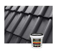 Isolbau Peinture pour toit - 1,5 kg - Couleur RAL - Peinture de façade Nano - Résistante aux intempéries - Sans solvants, imperméable, résistante aux UV - Anthracite