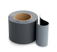 Isolbau Ruban de réparation en butyle - Anthracite - 100 mm x 10 m - Ruban d'étanchéité pour toit, trou, tuyau, camping-car, protection imperméable contre la corrosion, les intempéries et les rayons