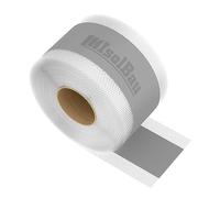 Isolbau Ruban d'étanchéité P2 gris - 50 m - 120 mm - Pour sanitaire, douche, salle de bain, carrelage, balcon et terrasse - Pour intérieur et extérieur