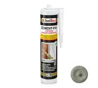 Isolbau Zement-Fix 1 x 300 ml Zementgrau Express Mörtel de réparation - Mastic d’étanchéité pour les joints et les fissures à l’intérieur et à l’extérieur, cartouche