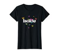 Isolde - Joli prénom de Fille avec des Papillons colorés T-Shirt