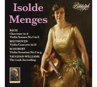 Isolde Menges Joue Bach Beethoven Schubert