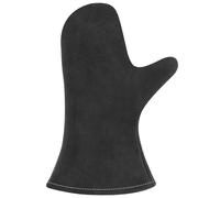 Isolé | Gants de cheminée | Gant Barbecue Anti Chaleur | Conforme à la Norme en 407 | Cuir Noir | Gants de Four | Gants de Soudure | Gant Anti Chaleur | Protège brûlures | pour cheminées, Fours