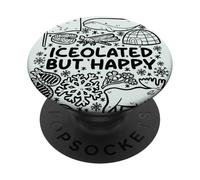 Isolée mais Heureuse - Alaskan Life PopSockets PopGrip Adhésif