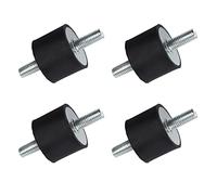 Isolor Amortisseur 14 × 10 × 3 Pompe anti-vibration en caoutchouc Amortisseur M10 40 x 30