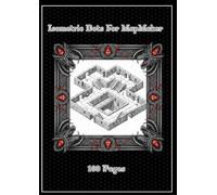 Isometric Dots For MapMaking: 100 A4 Pages of Isometric Dot Paper for Fantasy Map Drawing, RPG Worldbuilding, Dungeon Design, and 3D Concept Sketching