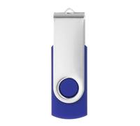 isonix 64GO Clé USB 2.0 Rotatif U Disk Haute Vitesse Mémoire Stick BLEU