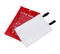 ISOP Couverture Anti-feu 180 * 200 cm - Couverture Ignifuge en Fibre de Verre - Couverture d'urgence Robuste - Couverture de Survie de qualité A - Couverture Coupe-feu