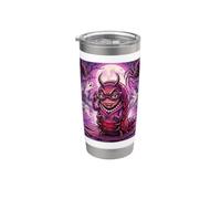 Isopod Cornes de diable effrayantes horreurs hantées pour femmes et filles Gobelet isotherme en acier inoxydable double paroi