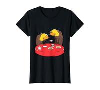 Isopode Cubaris Rubberducky Tea Party Armadillidium T-Shirt Graphique avec Valeur, Femme, Noir, S