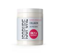Isopure Collagen limonade à la framboise, collagène en poudre aromatisée à diluer avec vitamine C pour la peau et les articulations, 20 g de collagène par portion, sans sucre ni additifs, 345 g