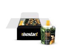 Isostar Actifood Gel énergétique, riche en vitamines C, E et source de vitamine B1, saveur exotique, 90 g, 24 unités