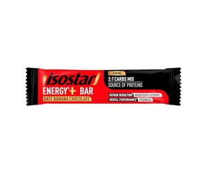 ISOSTAR - Barre Long Energy +3H - Saveur Datte, Banane & Chocolat - Barre Énergétique Endurance avec Glucides, Électrolytes & Vitamines B1, B5, C - Snack Running, Trail, Cyclisme & Triathlon - 40 g