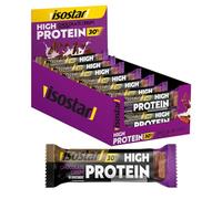 ISOSTAR - Barres High Protein 30 Chocolate Crispy - Barres Protéinées Sport avec Glucides - Énergie & Récupération - Snack Fitness, Cross Training & Musculation - 16 barres (16 x 55 g)