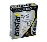 Isostar Tablettes énergétiques Endurance+ Citron - Magnésium, Potassium, Vitamines - 24 unités