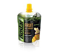 ISOSTAR - Gel Actifood saveur Fruits Exotiques - Gel Énergétique Sport avec Glucides, Source de Vitamines B1, C & E - Running, Vélo & Trail - 90 g