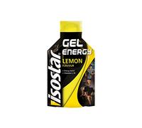 ISOSTAR - Gel Energy Citron - Gel Énergétique Sport avec Glucides, Source de Vitamines B1 & C - Running, Vélo & Trail - 35 g