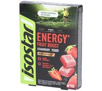 Isostar High Energy Fruit Boost Fraise Comprimé(S) À Croquer 10x10 g