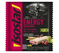 Isostar Barres Energy Sport Saveur Céréales Et Cranberry - Barres Énergétiques, Source De Glucides, 29 g/Barre, Vitamines B1, B2, B6, C, E & PP, Avant & Pendant L’Effort, Vélo & Trail, 3x40g
