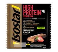 Isostar High Protein 25 Barre Énergétique, Fraise, 105 g (Lot de 6)