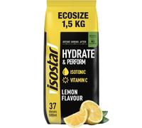ISOSTAR - Hydrate & Perform Citron - Poudre Boisson Isotonique Sport - Boisson Énergétique Endurance avec Électrolytes, Vitamine C & B1 - Hydratation Running, Vélo & Trail - 1,5 kg