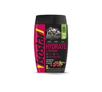 Isostar Hydrate & Perform Iso Drink - 400 g de poudre isotonique pour boisson - Poudre d'électrolyte pour soutenir la performance sportive - Canneberge (1x400g)