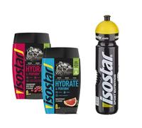 Isostar Hydrate & Perform Pamplemousse + Canneberge + Bouteille D'eau 1L