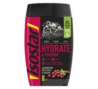 Isostar Hydrate & Perform Poudre Boisson Isotonique Cranberry Fruits Rouges 400g