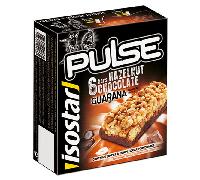 Isostar Pulse Barre Énergétique Chocolat Noisette 6 unités