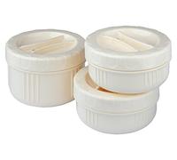 Isosteel pc9683 Lot de 3 Pièces en Plastique Conteneur pour 1,5 L Récipient Isotherme VA-9683at 9683/Va