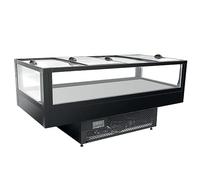 ISOTECH Vitrine Ilot Réfrigéré Self-Service URANUS Bi Température 4 Portes