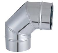 ISOTIP-JONCOUX 032512 Coude Secteur 90° Tyral 304, Inox, Diamètre 125
