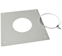 ISOTIP-JONCOUX 091312 Plaque de Propreté 300 x 300, Blanche, Diamètre 125