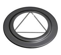 ISOTIP Rosace pour tuyau APOLLO PELLETS Email 0,7 - 80 mm - Noir G