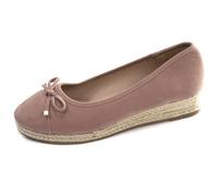 Isotoner Ballerines Femme à Talon de 4 cm, très Confortables, 40 EU, rosepoudré