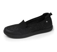 Isotoner Ballerines Femme Slip on, Souple et léger, 36 EU, Noir Lurex