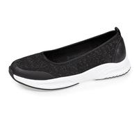 Isotoner Ballerines Femme Style Ballerine, très Confortables, 38 EU, Noir