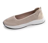 Isotoner Ballerines Femme Style Ballerine, très Confortables, 38 EU, Rose poudré Lurex