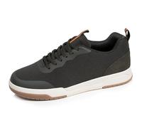 Isotoner Baskets Homme Confortable, résistante, Semelle à mémoire Forme et Facile à Enfiler, 45 EU, Kaki