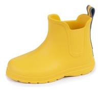Isotoner Bottes de pluie mixte enfant basses, technologie everywear, confortables, résistantes et légères, 25/26 EU, jaune