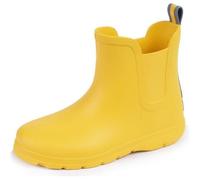 Isotoner Bottes de pluie mixte enfant basses, technologie everywear, confortables, résistantes et légères, 33/34 EU, jaune