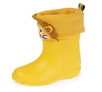 Bottes de pluie avec chaussette amovible jaune 29/30