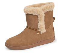 Isotoner Bottines femme avec revers fourré, semelle mousse à mémoire de forme 39