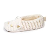 Isotoner Chaussettes d'intérieur femme fourrées, antidérapante, 35/36, ivoire