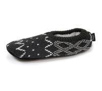 Isotoner Chaussettes-chaussons Homme Jacquard Gris 40/41 | Chaussettes d'intérieur maille fourrées - Semelle à picots antidérapants chaudes et confortables- Lavable machine 30°C