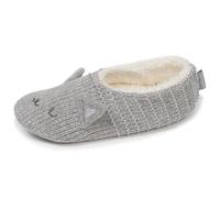 Isotoner Chaussettes d'intérieur femme fourrées, antidérapante, 39/40, gris