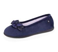 Isotoner Chaussons $AMZ4 marine femme 36