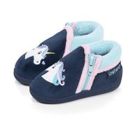 Isotoner Chaussons Bottillons bébé zip faciles à enfiler antidérapant | Pantoufle Mousses complémentaires pour un confort durable et un maintien optimal au quotidien.