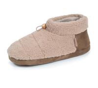 Isotoner Chaussons Bottillons Homme sherpa Camel 40 | Pantoufle Bottillons sherpa, semelle gomme ultra souple, chaudes et confortables - Lavable machine 30°C