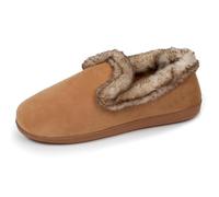Isotoner Chaussons pantoufles Charentaises femme semelle ergonomique confort, chauds, 38 EU, camel